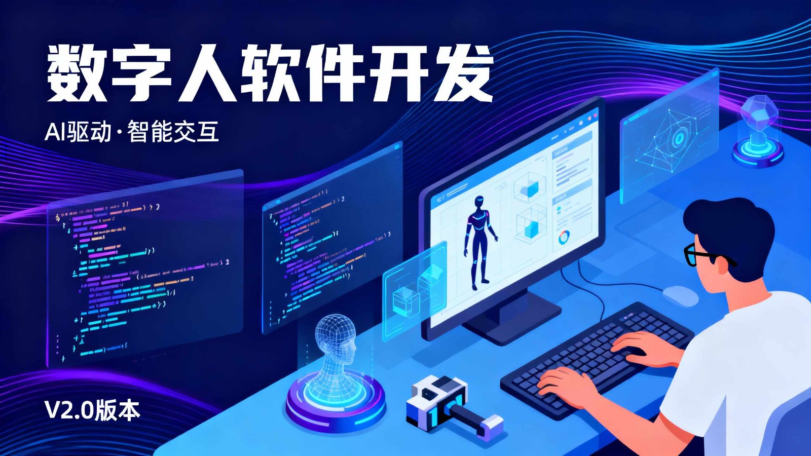 数字人软件开发全攻略：从技术选型到商业落地